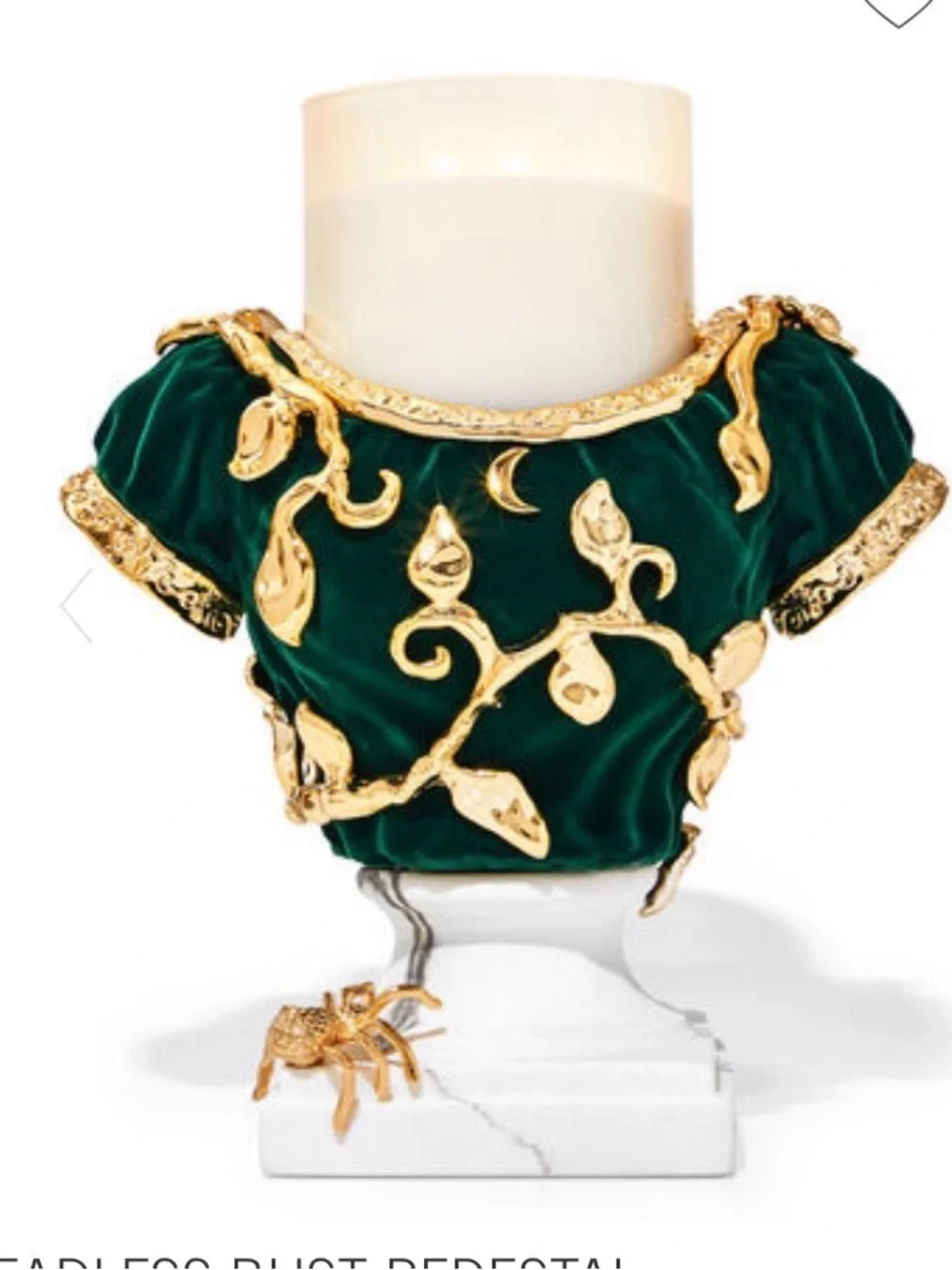 NEW Ivy Headless Bust 3-Wick Pedestal ORIGINAL BOX Bath & Body Works